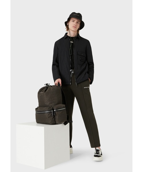 EMPORIO ARMANI（エンポリオアルマーニ）の「【エンポリオ アルマーニ】Tシャツ ジャージー製 エンポリオ アルマーニ ジャカードレタリング（Tシャツ/カットソー・メンズ・ブラック/ホワイト系その他・SMALL/MEDIUM/LARGE/X-LARGE/X-SMALL）」の6枚目の写真