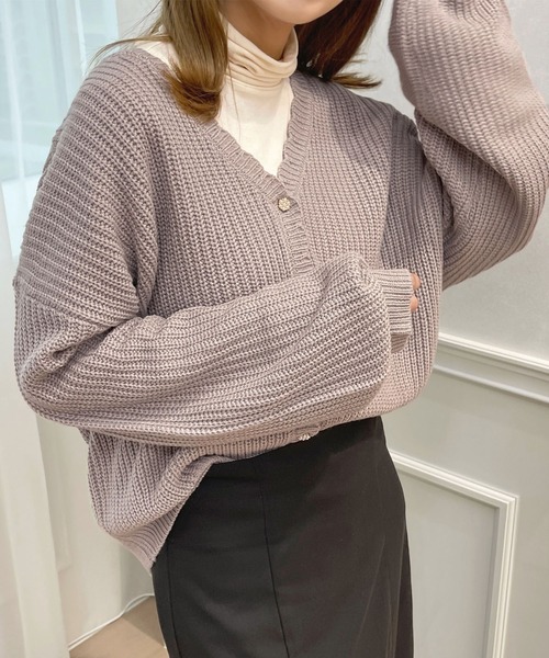 完売カラーameri 新作カーディガン 110055257KI7002001