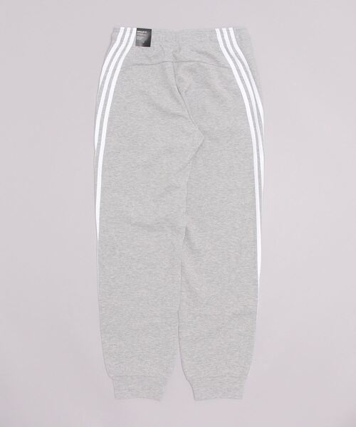 adidas(アディダス)の「アディダス adidas フューチャー アイコン スリーストライプス レギュラーフィットパンツ(スウェットパンツ・レディース・ブラック/グレー・S/M/L/XL)」の3枚目の写真
