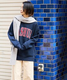 FREAK'S STORE | HEAVY BIGワッペンロゴスウェット(スウェット)