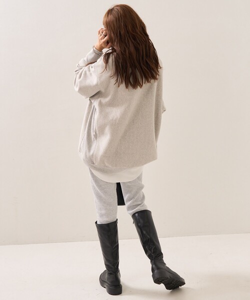 FREAK'S STORE（フリークスストア）の「HEAVY BIGワッペンロゴスウェット（スウェット・レディース・ナチュラル/グレー/ワインレッド/ネイビー/オリーブ・ﾌﾘ-）」の21枚目の写真