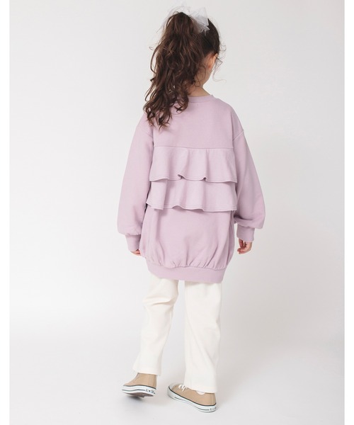 BRANSHES（ブランシェス）の「センタープレス風ロングパンツ（スラックス・キッズ・グリーン/アイボリー/オレンジ/ブラック・110/90/120/150/130/100/140）」の7枚目の写真