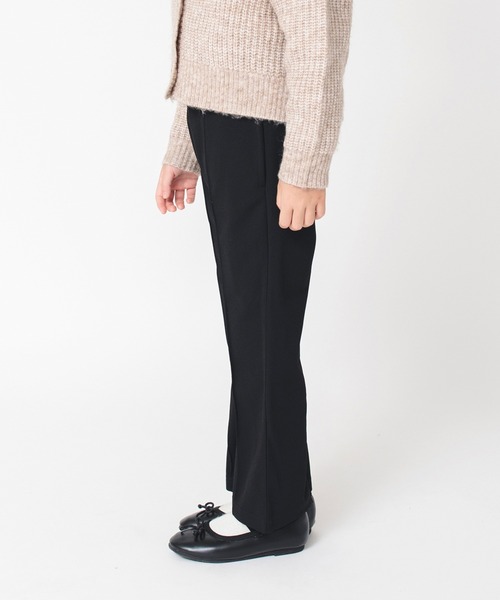 BRANSHES（ブランシェス）の「センタープレス風ロングパンツ（スラックス・キッズ・グリーン/アイボリー/オレンジ/ブラック・110/90/120/150/130/100/140）」の14枚目の写真