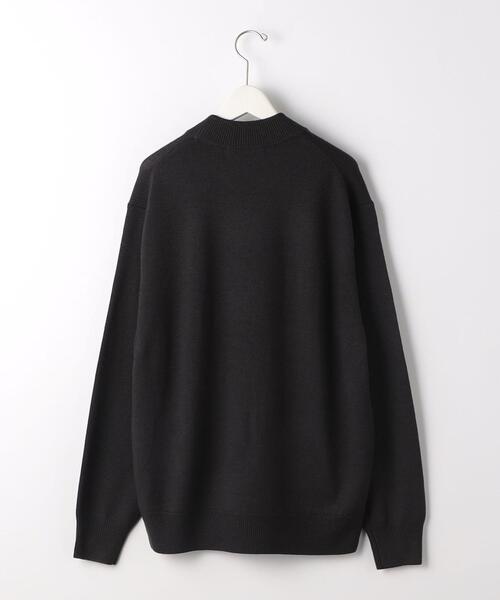 green label relaxing（グリーンレーベルリラクシング）の「シルクミックス 天竺 モックネック ニット（ニット/セーター・メンズ・パープル/オリーブ/ダークグレー・L/S/M）」の18枚目の写真