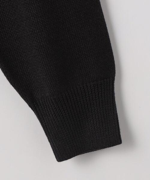 green label relaxing（グリーンレーベルリラクシング）の「シルクミックス 天竺 モックネック ニット（ニット/セーター・メンズ・パープル/オリーブ/ダークグレー・L/S/M）」の16枚目の写真