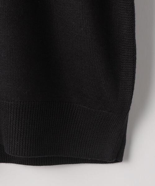 green label relaxing（グリーンレーベルリラクシング）の「シルクミックス 天竺 モックネック ニット（ニット/セーター・メンズ・パープル/オリーブ/ダークグレー・L/S/M）」の15枚目の写真