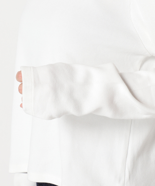 JOURNAL STANDARD（ジャーナルスタンダード）の「クロップドロングTシャツ（Tシャツ/カットソー・レディース・ブラック系その他/ホワイト/イエロー/ブラック・FREE）」の18枚目の写真