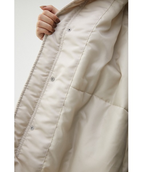 AZUL by moussy（アズールバイマウジー）の「MONSTER PARKA/モンスターパーカー（その他アウター・レディース・チャコールグレー/アイボリー・FREE）」の11枚目の写真