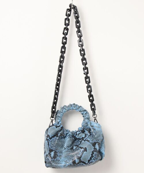 HVISK（ヴィスク）の「【HVISK】JOLLY RUSH SNAKE（ショルダーバッグ・レディース・ブルー・FREE）」の5枚目の写真