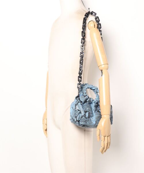 HVISK（ヴィスク）の「【HVISK】JOLLY RUSH SNAKE（ショルダーバッグ・レディース・ブルー・FREE）」の4枚目の写真