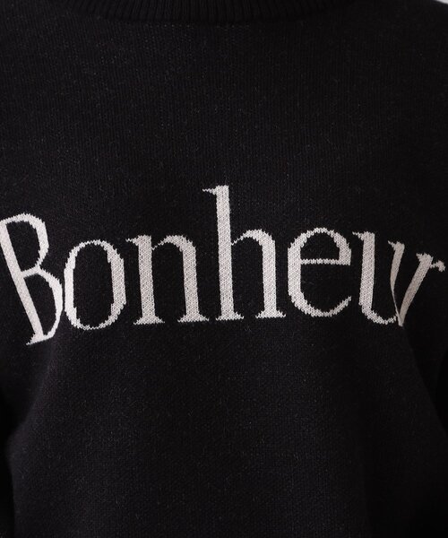 SHOO・LA・RUE（シューラルー）の「◆スウェットライクロゴニット（ニット/セーター・レディース・オフホワイト/ライトブルー/ブラック・00）」の17枚目の写真