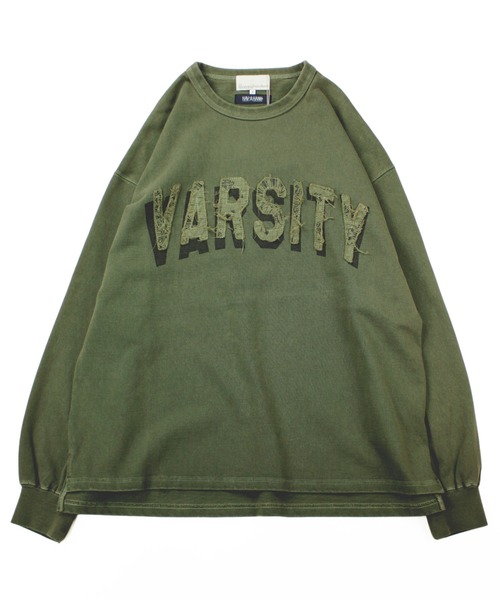 Universal Style Wear（ユニバーサルスタイルウェア）の「Universal Style Wear HAV-A-HANK ハバハンク カットワーク ロゴ Tee（Tシャツ/カットソー・メンズ・スミクロ/グレイッシュブルー/オフホワイト/カーキ・MEDIUM/LARGE/X-LARGE）」の22枚目の写真