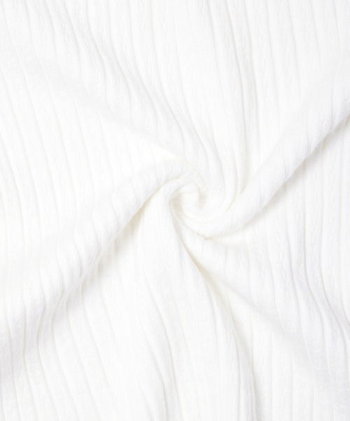 fifth（フィフス）の「レースドッキングリブトップス（ニット/セーター・レディース・ブラック/ホワイト・M）」の17枚目の写真