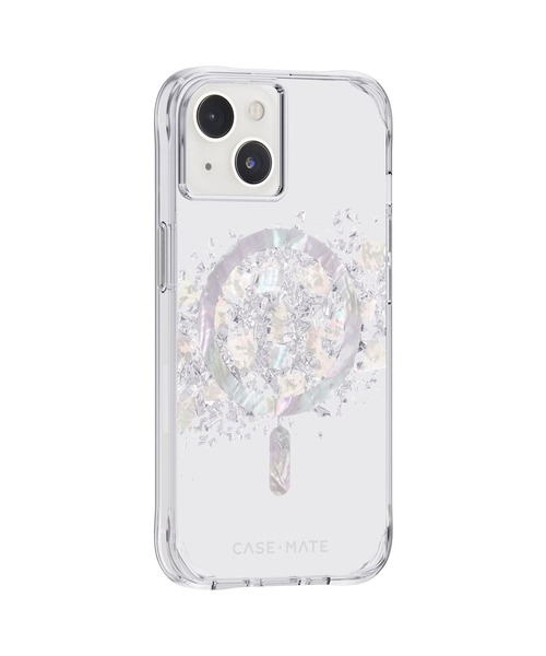 Case-Mate（ケースメイト）の「iPhone14 Case-Mate Karat - A Touch of Pearl MagSafe対応・3.0m落下耐衝撃・抗菌・リサイクル素材（スマホケース/カバー・レディース・シルバー・ONE SIZE）」の3枚目の写真