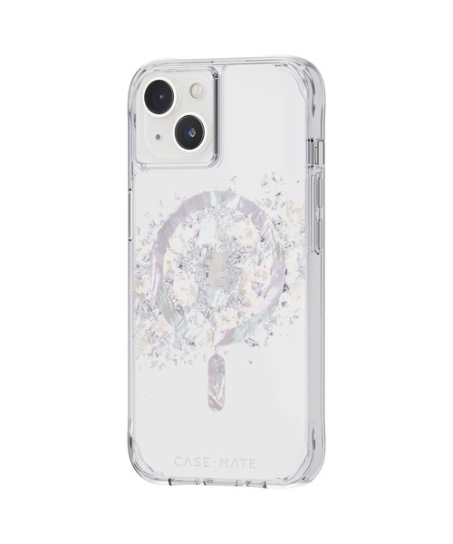 Case-Mate（ケースメイト）の「iPhone14 Case-Mate Karat - A Touch of Pearl MagSafe対応・3.0m落下耐衝撃・抗菌・リサイクル素材（スマホケース/カバー・レディース・シルバー・ONE SIZE）」の5枚目の写真