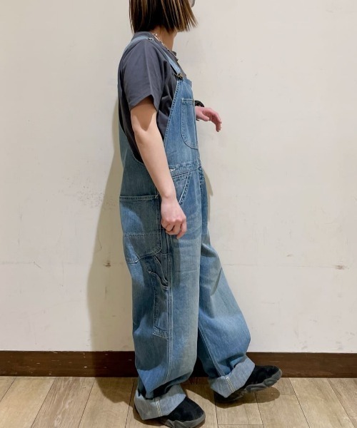 Lee(リー)の「【Lee】ダンガリーズオーバーオール (カジュアルスタイル / ヴィンテージ感 / こだわりデザイン)(サロペット/オーバーオール・メンズ・ライトインディゴブルー・S/M/L)」の20枚目の写真