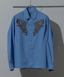 BEAMS LIGHTS | BEAMS LIGHTS / フラワー刺繍シャツ(シャツ/ブラウス)