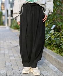 ピーチスキンエッグタックパンツ【大きいサイズ】