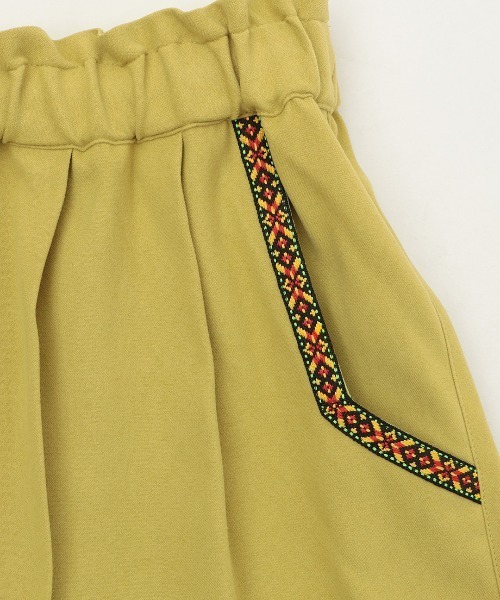 チチカカ（チチカカ）の「ピーチスキンエッグタックパンツ【大きいサイズ】（その他パンツ・レディース・ブルー/ブラック/ライトグリーン・3L）」の19枚目の写真