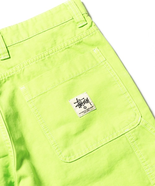 STUSSY（ステューシー）の「STUSSY/ステューシー DYED CANVAS WORK PANT ワークパンツ ペインターパンツ（カーゴパンツ・メンズ・ライトグリーン・34inch/32inch/30inch/36inch）」の6枚目の写真