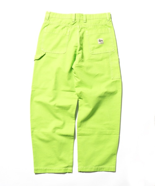 STUSSY（ステューシー）の「STUSSY/ステューシー DYED CANVAS WORK PANT ワークパンツ ペインターパンツ（カーゴパンツ・メンズ・ライトグリーン・34inch/32inch/30inch/36inch）」の12枚目の写真