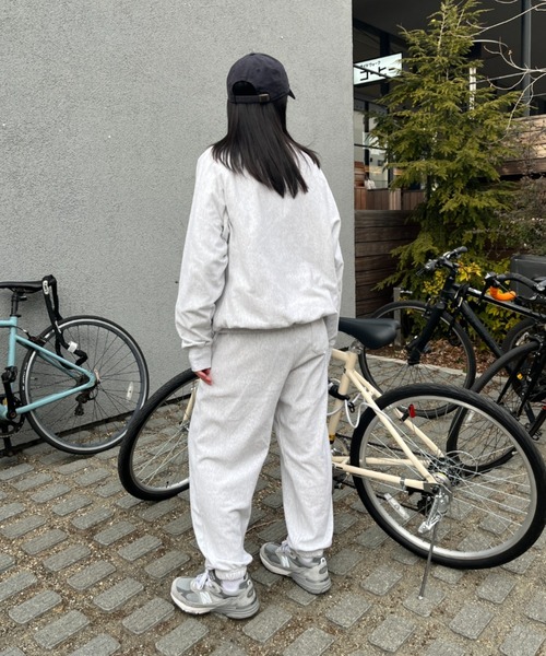 BROKEN BASE（ブロークンベース）の「ワンポイント刺繍スウェットパンツ（スウェットパンツ・メンズ・ネイビー/オートミール・MEDIUM/LARGE）」の5枚目の写真