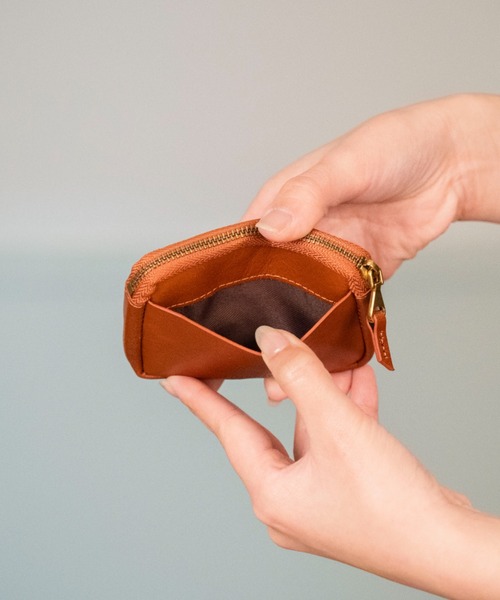 BELLIES YORK（ベリーズヨーク）の「【BELLIES YORK/ベリーズヨーク】ソフトコインケース　小銭入れ　イタリア牛革（コインケース・レディース・ブラウン/ブラック・FREE）」の10枚目の写真