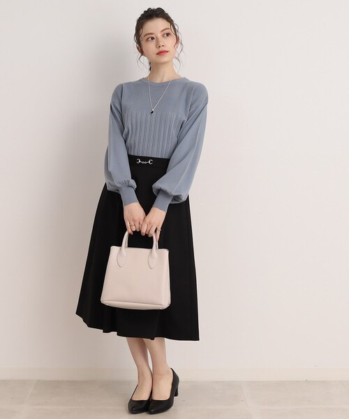 SHOO・LA・RUE（シューラルー）の「◆【2WAY】ふわっと軽い3層トートバッグ（トートバッグ・レディース・グレー/アイボリー/ブラック・00）」の18枚目の写真