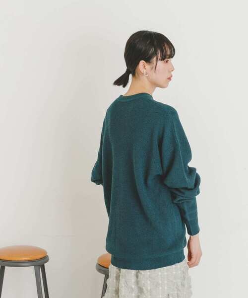 UR Lab.（アーバンリサーチラボ）の「ループヤーンルーズニット（ニット/セーター・レディース・イエロー系その他/グリーン系その他/アイボリー・FREE）」の13枚目の写真