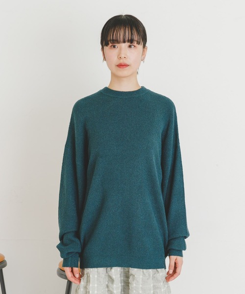 UR Lab.（アーバンリサーチラボ）の「ループヤーンルーズニット（ニット/セーター・レディース・イエロー系その他/グリーン系その他/アイボリー・FREE）」の16枚目の写真