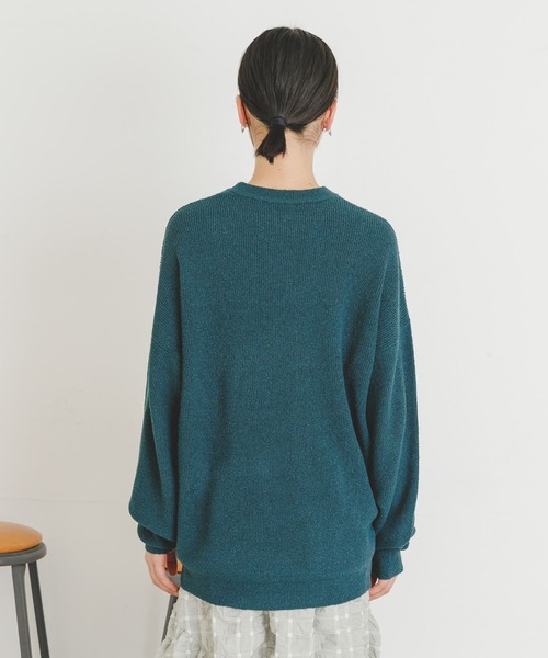 UR Lab.（アーバンリサーチラボ）の「ループヤーンルーズニット（ニット/セーター・レディース・イエロー系その他/グリーン系その他/アイボリー・FREE）」の18枚目の写真