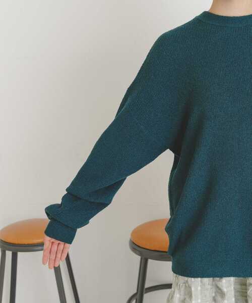 UR Lab.（アーバンリサーチラボ）の「ループヤーンルーズニット（ニット/セーター・レディース・イエロー系その他/グリーン系その他/アイボリー・FREE）」の20枚目の写真