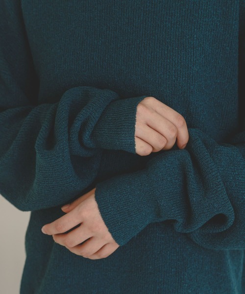 UR Lab.（アーバンリサーチラボ）の「ループヤーンルーズニット（ニット/セーター・レディース・イエロー系その他/グリーン系その他/アイボリー・FREE）」の21枚目の写真