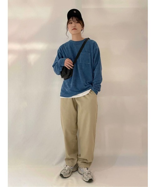 BACK NUMBER(バックナンバー)の「【BACK NUMBER】モールレイヤードロンT(Tシャツ/カットソー・メンズ・ケリーグリーン/ターコイズブルー/ベージュ・M/L/XL)」の16枚目の写真
