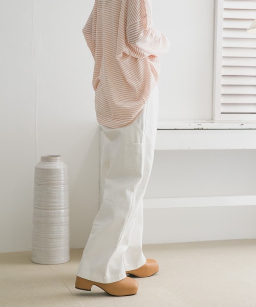 KBF（ケイビーエフ）の「ペインターデニム（デニムパンツ・レディース・ライトブルー/ホワイト・34/36）」の13枚目の写真