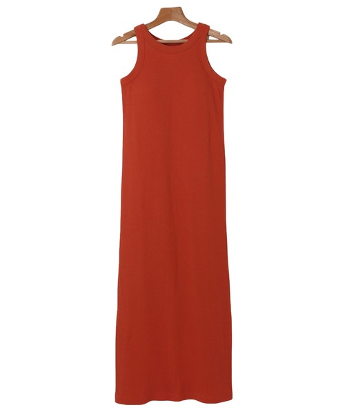 andme（アンドミー）の「カップ付きサーマルアメスリワンピース（ワンピース・レディース・オレンジ/ブラウン/ブラック/チャコールグレー/杢グレー/カーキ/ブルー系その他・FREE）」の10枚目の写真