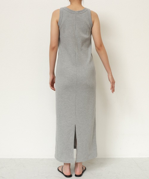 andme（アンドミー）の「カップ付きサーマルアメスリワンピース（ワンピース・レディース・オレンジ/ブラウン/ブラック/チャコールグレー/杢グレー/カーキ/ブルー系その他・FREE）」の16枚目の写真