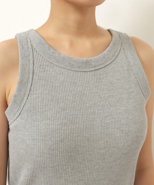 andme（アンドミー）の「カップ付きサーマルアメスリワンピース（ワンピース・レディース・オレンジ/ブラウン/ブラック/チャコールグレー/杢グレー/カーキ/ブルー系その他・FREE）」の17枚目の写真