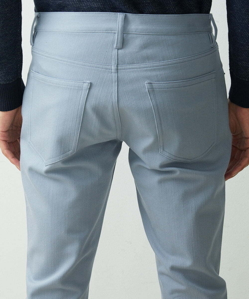 MICHEL KLEIN HOMME (ミッシェルクランオム)の「【2023年モデル】プレビアシャンブレーパンツ(その他パンツ・メンズ・ライトブルー/ブラウン/ベージュ・MEDIUM/LARGE/X-LARGE)」の7枚目の写真