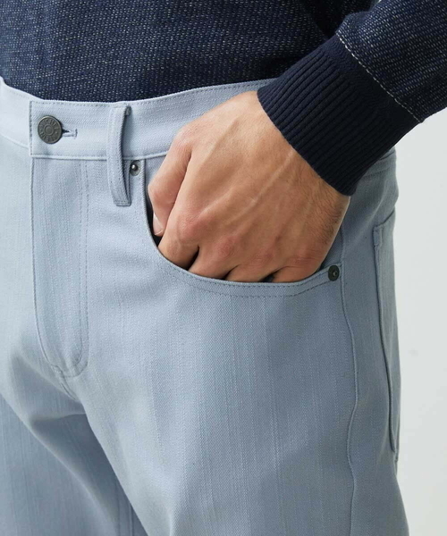 MICHEL KLEIN HOMME (ミッシェルクランオム)の「【2023年モデル】プレビアシャンブレーパンツ(その他パンツ・メンズ・ライトブルー/ブラウン/ベージュ・MEDIUM/LARGE/X-LARGE)」の9枚目の写真