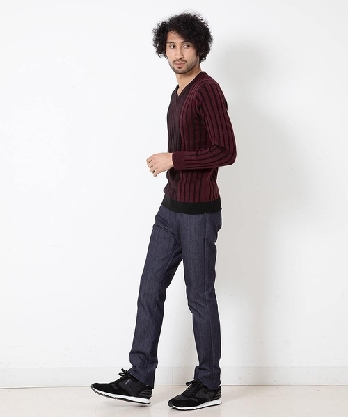 MICHEL KLEIN HOMME (ミッシェルクランオム)の「【2023年モデル】プレビアシャンブレーパンツ(その他パンツ・メンズ・ライトブルー/ブラウン/ベージュ・MEDIUM/LARGE/X-LARGE)」の13枚目の写真