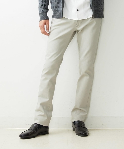 MICHEL KLEIN HOMME (ミッシェルクランオム)の「【2023年モデル】プレビアシャンブレーパンツ(その他パンツ・メンズ・ライトブルー/ブラウン/ベージュ・MEDIUM/LARGE/X-LARGE)」の16枚目の写真
