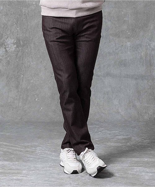 MICHEL KLEIN HOMME (ミッシェルクランオム)の「【2023年モデル】プレビアシャンブレーパンツ(その他パンツ・メンズ・ライトブルー/ブラウン/ベージュ・MEDIUM/LARGE/X-LARGE)」の2枚目の写真