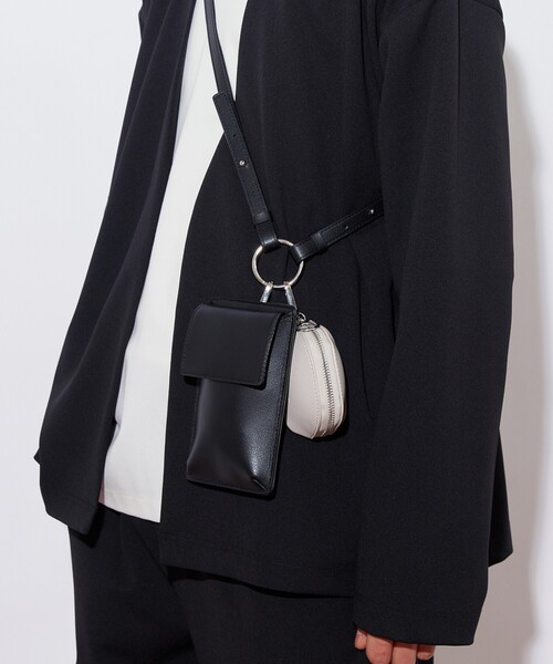 tk.TAKEO KIKUCHI(ティーケータケオキクチ)の「◆【WEB限定】マルチショルダーバッグ(ショルダーバッグ・メンズ・ブラック/ブラック系1/ブラック系・00)」の3枚目の写真