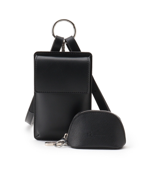 tk.TAKEO KIKUCHI(ティーケータケオキクチ)の「◆【WEB限定】マルチショルダーバッグ(ショルダーバッグ・メンズ・ブラック/ブラック系1/ブラック系・00)」の4枚目の写真