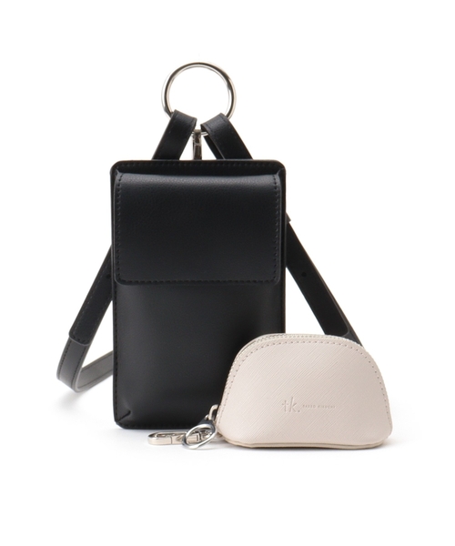 tk.TAKEO KIKUCHI(ティーケータケオキクチ)の「◆【WEB限定】マルチショルダーバッグ(ショルダーバッグ・メンズ・ブラック/ブラック系1/ブラック系・00)」の5枚目の写真