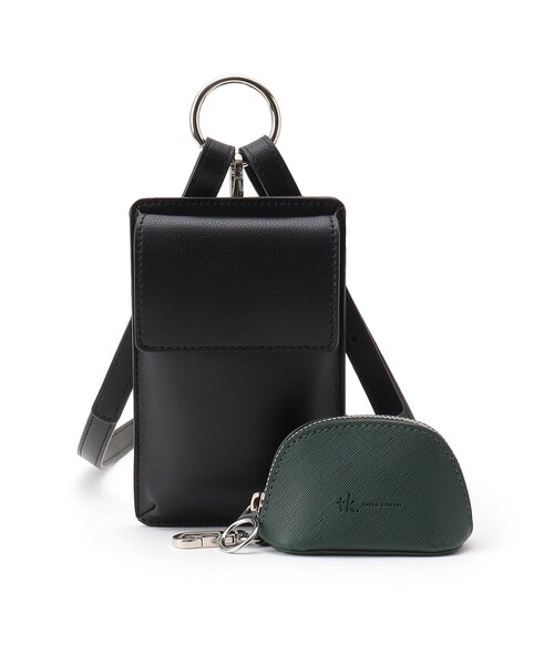 tk.TAKEO KIKUCHI(ティーケータケオキクチ)の「◆【WEB限定】マルチショルダーバッグ(ショルダーバッグ・メンズ・ブラック/ブラック系1/ブラック系・00)」の6枚目の写真