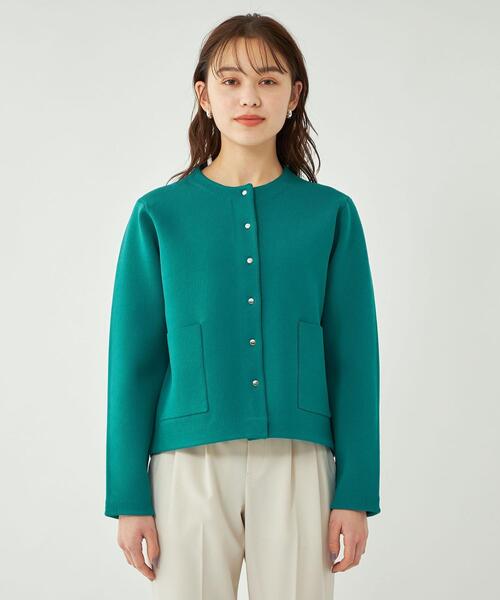 【✨美品✨】GREEN LABEL RELAXING ノーカラー カーディガン green label relaxing（グリーンレーベルリラクシング） カーディガン