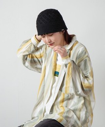 RACAL（ラカル）の「Diamond Knit Bucket Hat / ダイヤモンド柄編みニットバケットハット（ニットキャップ/ビーニー）」