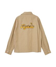 HYSTERIC GLAMOUR | HYSTERIC BEE刺繍 ロールアップシャツ(シャツ/ブラウス)